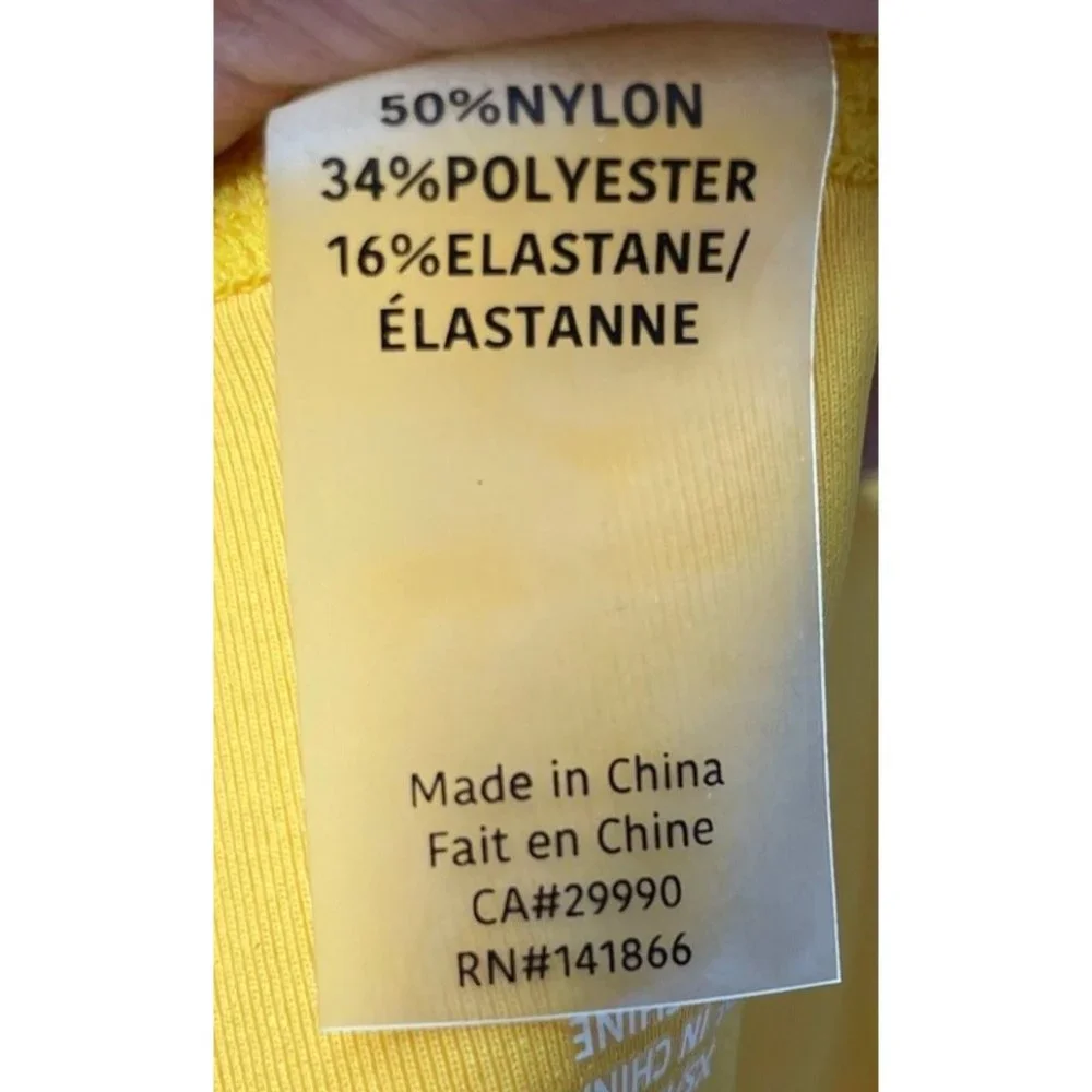 Revolve Lovewave Sz XS Yellow Luka Active Wear Pants Yoga Leggings - Picture 11 of 11